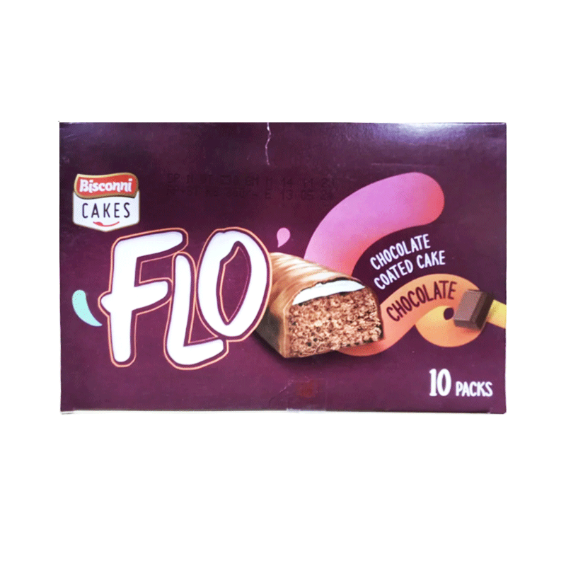 BISCONNI FLO CAKE CHOCOLATE 10'S
